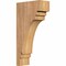 Ekena Millwork Pescadero Smooth Corbel, Western Red Cedar, 3 1/2"W x 8"D x 16"H COR04X08X16PEC00SWR - alternate 1